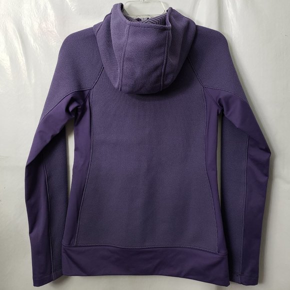 Under Armour Infared Jacket S Hoodie Thermal Waffle Knit PURPLE Cold Gear POCKET - Picture 9 of 9